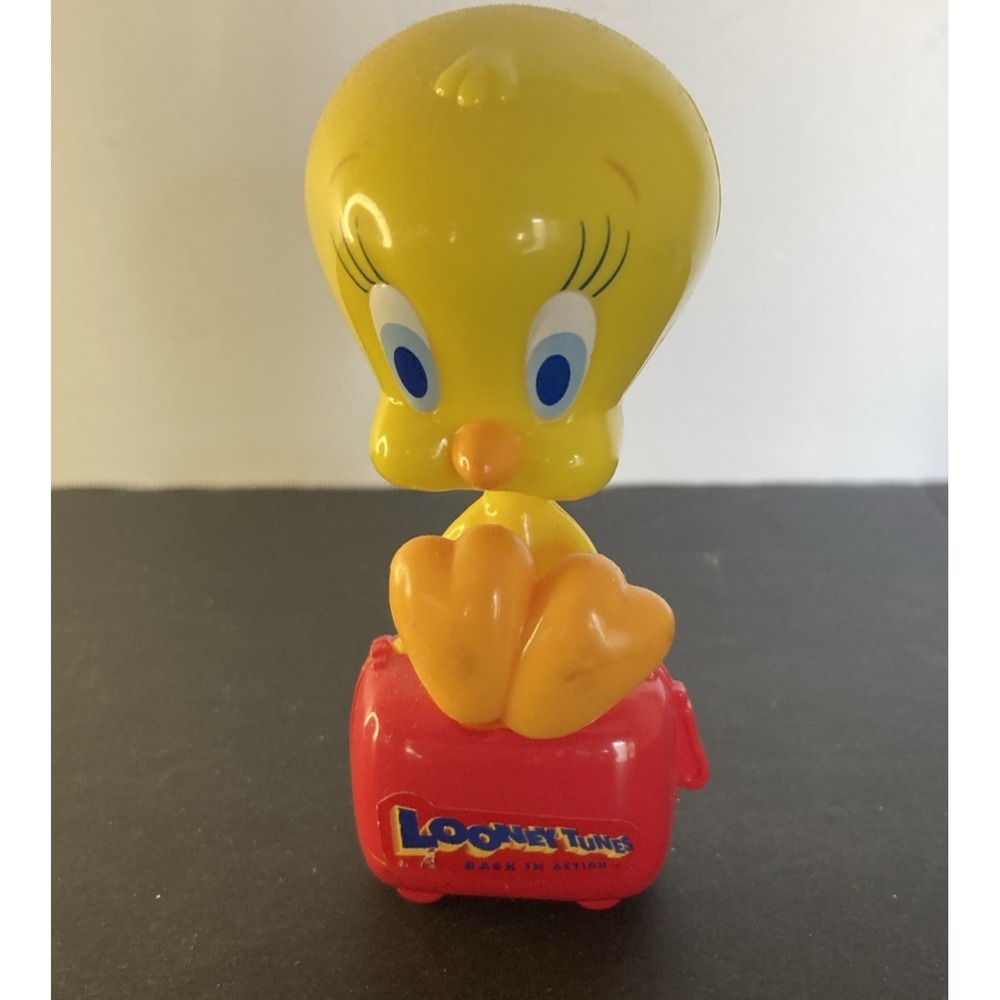 Vintage 1998 Warner Bros Tweety Bird Mini Bobblehead 5" Figure – Looney Tunes
